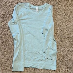 Lululemon Athletica Green Relaxed Long Sleeve Tee